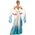Fun World Women's Greek Goddess Adult Costume, -Multi, M/L Size 10 - 14