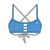 TYR Women's Pacific Tieback Bikini Top Swimsuit, Light Blue, X-Small