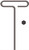 Eklind Tool Std Grip Hex T-Key-3/32-9" Arm