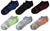 Hanes boys X-temp Moisture Wicking No Show, 6-pack athletic socks, Grey/Black, Medium US
