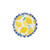 Creative Converting Gingham Lemonade Dessert Plates, 8 ct