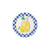 Creative Converting Gingham Lemonade Paper Plates, 8 ct
