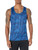 Amazon Essentials Men's Tech Stretch Tank T-Shirt, Blue Camo, Medium