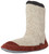 Acorn Men's Slouch Boot Slipper, Grey Ragg Wool, Small