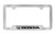 Honda Workmark Chrome Plated Metal Bottom Engraved License Plate Frame Holder
