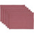 DII Merry Merry Collection Kitchen, Placemat Set, 13x19, Tango Houndstooth 6 Piece