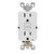 Leviton Gfci Nema 5 - 15 R Wht Feed, Lighted Csa 3 / Pack