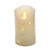 Kurt S. Adler 5-Inch Battery-Operated Flicker Flame White Candle with Fairy Lights