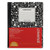 Universal Composition Book, Medium/College Rule, Black Marble Cover, (100) 9.75 x 7.5 Sheets, 6/Pack