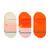 Stance Marit 3 Pack No Show Socks (Medium, Pink)