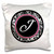 3dRose Letter J stylish monogrammed circle - girly personal initial personalized black damask with hot pink - Pillow Case, 16 by 16-inch (pc_154602_1) 3dRose Letter J stylish monogrammed circle - girly personal initial personalized black damask with hot pink - Pillow Case, 16 by 16-inch (pc_154602_1)