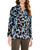 NIC+ZOE Women's Swirling Sky TOP, Blue Multi, XS