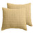 Levtex Home - Mills Waffle - Euro Sham (Set of Two) - Ochre - Sham Size (26 x 26in.)