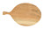 Creative Co-Op DF3134 Round Acacia Wood Cheese Handle Cutting Board, 10.25", Brown