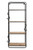 Creative Co-Op 32 Inch Metal & Wood Hooks Wall Shelf, Black