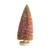 Creative Co-Op Sisal Wood Base, Pink Ombre Bottle Brush Tree