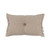 Creative Co-Op Linen and Cotton Tufted Two-Sided Lumbar Pillow with Button and Fringe