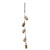 Creative Co-Op 28" Hanging Metal Bells on Jute Rope