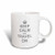 3dRose 157782_5 Keep Calm and Travel on Mug, 11 oz, Red