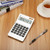 Caveen Basic Calculator 10 Digits Business Desktop Calculator Solar Power Standard Function Financial Calculator Silver