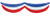Patriotic Fabric Bunting (red, white, blue) Party Accessory  (1 count) (1/Pkg)