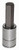 Genius Tools 1/2" Dr. 17mm Hex Bit Socket, 80mmL - 447+2357