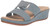 Easy Street Women's Sayre Wedge Sandal Slide, Denim, 7.5 Wide