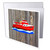 3dRose Image of Red Cruise Boat On Weathered Wood - Greeting Card, 6 by 6-inch (gc_309005_5)