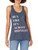 Fifth Sun Junior's Disney Princess Run Like It's Almost Midnight Tri-Blend Racerback Layering Tank, Navy Blue Heather, Medium