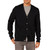 Amazon Essentials Men's Cotton Cardigan Sweater, Black, Medium