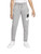Nike Boy's Sportswear Club + HBR Pants (Big Kids) Carbon Heather/Smoke Grey LG (14-16 Big Kid)