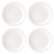 Lenox White Profile Porcelain 4-Piece Accent Plate Set, 4.05 LB