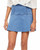 Free People Highlands Denim Skirt Blue 6