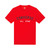 Converse Men's All Star Chuck Taylor Patch Logo Tee (Medium, Red (Text Logo))