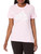 adidas Women's Loungewear Essentials Logo T-Shirt, Clear Pink/White, Small