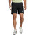 adidas Men's Standard Own The Run Shorts, Black/Reflective Silver, Large