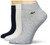 Lacoste womens 3 MULTI PACK SOLID JERSEY ANKLE SOCKS, Argent Chine/Marine-blanc, 13-16 US