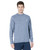 Wolverine Men's Sun-Stop Eco Long Sleeve Tee, Navy Heather, XX-Large