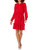 Tommy Hilfiger Women's Fit and Flare Dress, Fresh Scarlet Red, 16