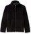 Amazon Essentials Girls' Polar Fleece Full-Zip Mock Jacket, Black, Medium