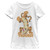 Disney Winnie The Pooh Tigger Bounce Girl's Solid Crew Tee, White, Large