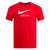 Nike Swoosh Men's Soccer T-Shirt (as1, Alpha, l, Regular, Regular, Red/White)