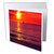 3dRose Greeting Card Image of Bright Ft Myers Beach Sunset With Boat - 6 by 6-inches (gc_300380_5)