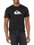 Quiksilver mens Comp Logo Mt0 Tee Shirt, Black, Medium US