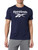 Reebok Men's Standard Big Tee, Vector Navy/White Logo, Large