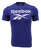 Reebok Men's Standard Big Tee, Bold Purple/White Logo, Medium