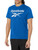 Reebok Men's Standard Big Tee, Vector Blue/White Logo, Medium