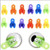 Vibrant Colored 36Pk Drink Shield and Soda Protector for Family. Plastic Tab Can Openers for Pop, Beer, Coke or Soda. Beverage Barricade Protects Cold Drinks from Bees at Picnic, BBQ