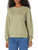 Hanes Originals French Terry, Lightweight Crewneck Pullover Sweatshirt for Women, Oregano Heather, Medium