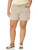 Briggs New York Women's Linen Pull ON Drawstring Short with WELT Pockets